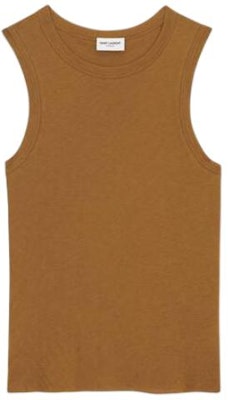 (W) サンローラン ブラウン ノースリーブ ニットタンクトップ 778571Y37OK7745 Order (W) サンローラン ブラウン ノースリーブ ニットタンクトップ 778571Y37OK7745