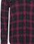 Details for (Women) Saint Laurent Burgundy Plaid Single-Breasted Long-Sleeve Shirt 542761Y826L6461