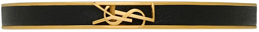 Order (W) SAINT LAURENT Pulsera de Cuero de Ternera Accesorio de Moda 711618AAALS1000