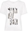 Buy (Women) SAINT LAURENT Casual Letter Print Short-Sleeve T-Shirt White 577070YBJJ2