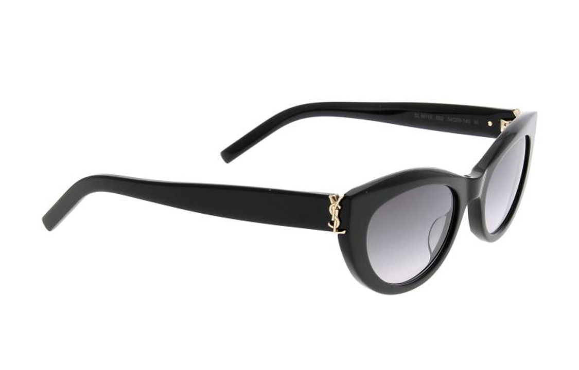 (Women) Saint Laurent  Cat Eye Sunglasses Black Alloy Frame Classic Design. SLM115002 圖 4