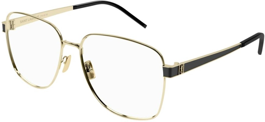 (W) SAINT LAURENT Gafas Ópticas con Montura de Metal Dorado Irregular. SLM134 Order (W) SAINT LAURENT Gafas Ópticas con Montura de Metal Dorado Irregular. SLM134