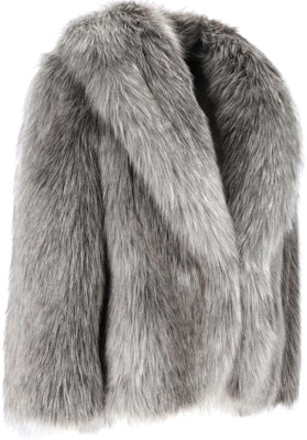 (Women) SAINT LAURENT Grey Solid Color Fur Long Sleeve Jacket 749616Y4F94-1701 Shop (Women) SAINT LAURENT Grey Solid Color Fur Long Sleeve Jacket 749616Y4F94-1701