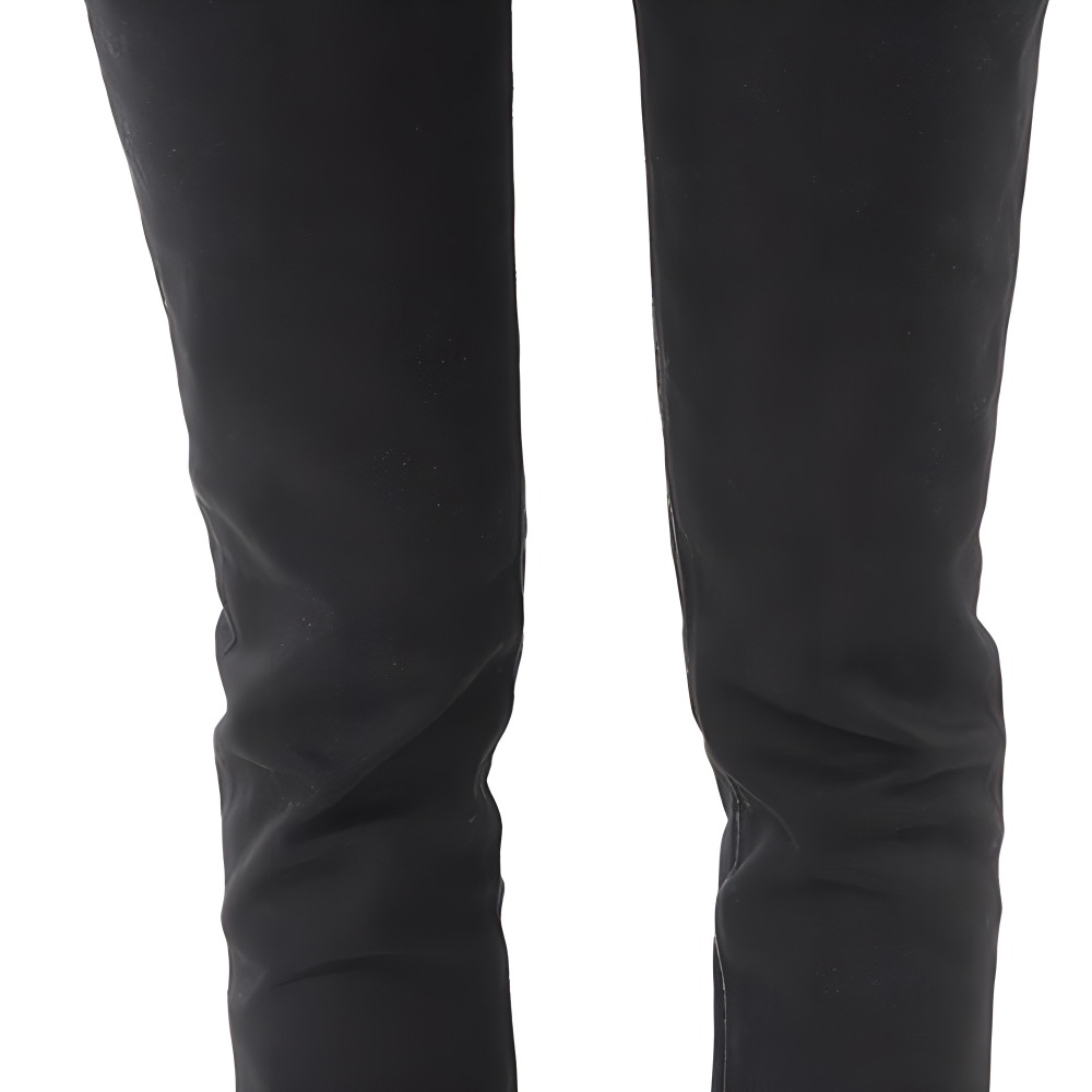 Sizing (Women) SAINT LAURENT  High-Waist Straight Black Denim Jeans. 480676Y869L1080