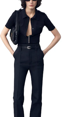 (W) SAINT LAURENT Jeans Negros Tiro Alto SS22 Diseño Sencillo Color Sólido 714585Y7E321000 Shop (W) SAINT LAURENT Jeans Negros Tiro Alto SS22 Diseño Sencillo Color Sólido 714585Y7E321000