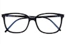 Shop (Women) Saint Laurent Irregular Acetate Optical Glasses Black with Side Logo. SL453F-001