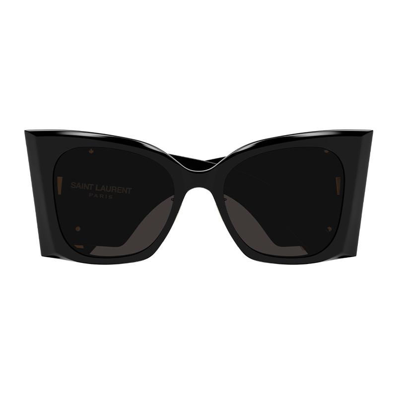 (Women) Saint Laurent  Irregular Black Sunglasses with Logo and Adjustable Nose Pads SLM119F-BLAZE001 圖 3