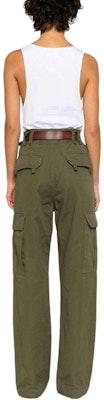 (W) サンローラン カーキ カジュアル カーゴパンツ ジッパーポケット付き 786708Y1A63 Shop (W) サンローラン カーキ カジュアル カーゴパンツ ジッパーポケット付き 786708Y1A63