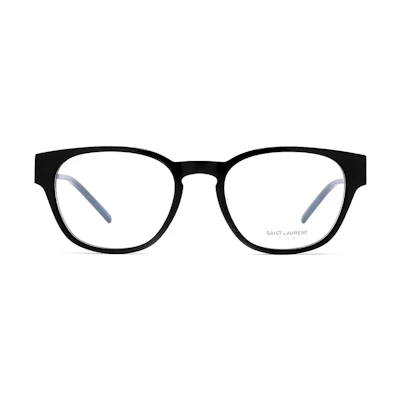 (Women) SAINT LAURENT Lightweight Polarized Letter Print Oval Optical Glasses SLM48ODF002