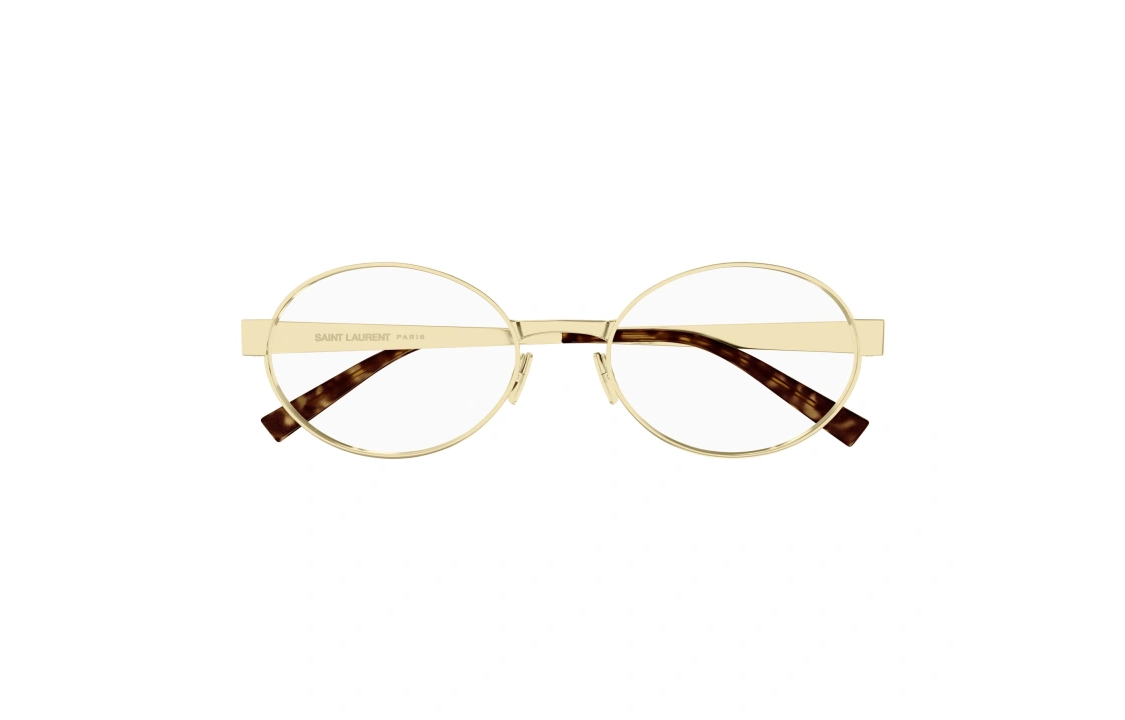 (Women) SAINT LAURENT  Oval Gold Metal Optical Glasses Frames. SL692OPT002 圖 3