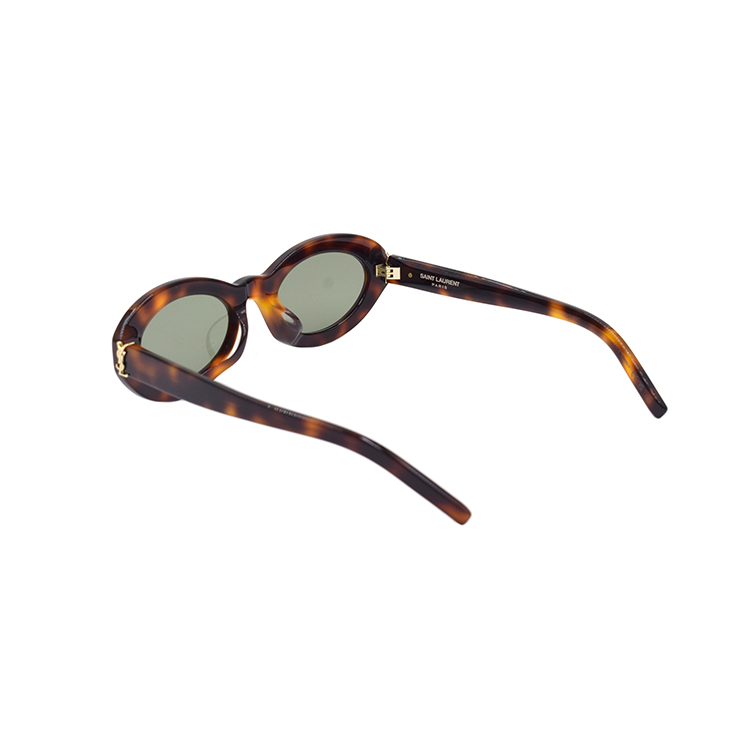 (Women) Saint Laurent  Oval Vintage Interlocking Letter Sunglasses SLM136/F-002 圖 4
