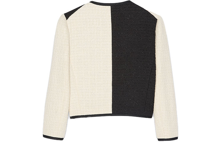Lookbook (W) サンローラン ショートカラー ブロックツイードジャケット ホワイト エクリュ 668543Y3C719601