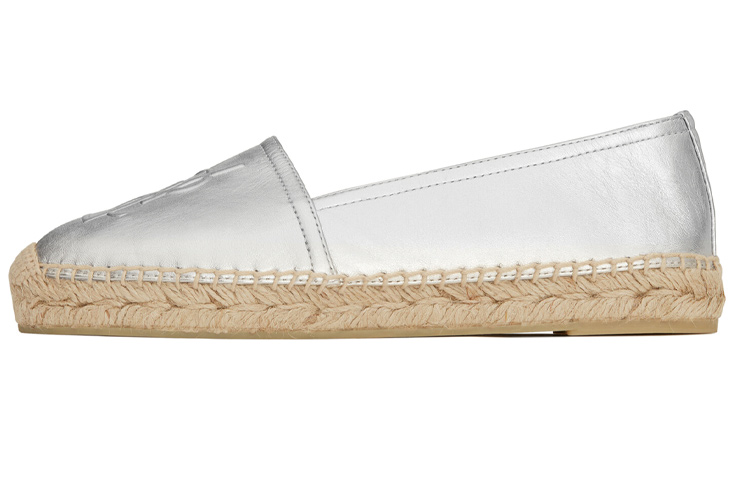 (Women) Saint Laurent 'Silver Slip-On' 4585730XQ008105