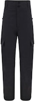 (Women) SAINT LAURENT Solid Mid-Rise Button Slim Work Pants Dark Gray 786708Y3A991438 (Women) SAINT LAURENT Solid Mid-Rise Button Slim Work Pants Dark Gray 786708Y3A991438