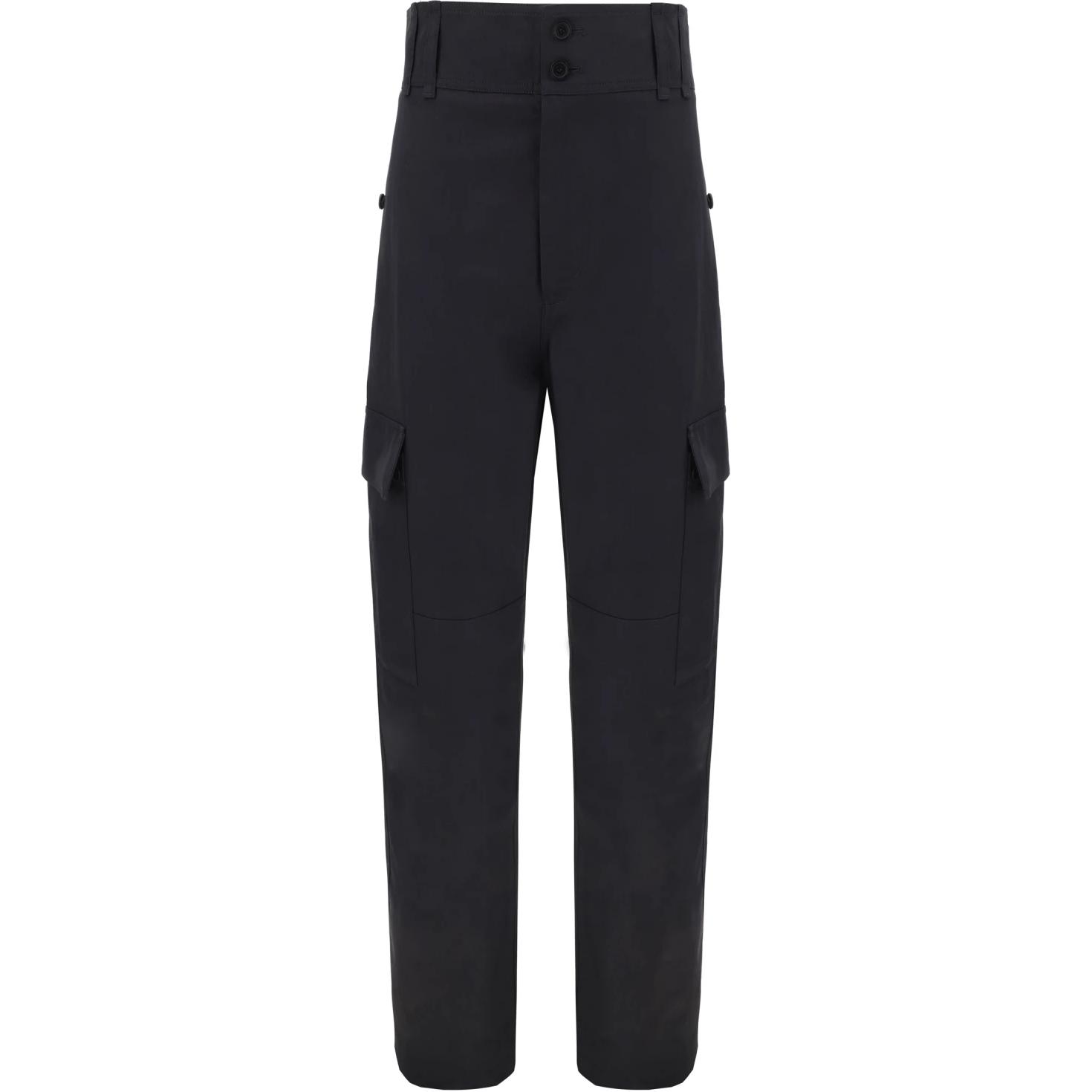 Order (W) SAINT LAURENT Pantalones Slim Trabajo Gris Oscuro de Tiro Medio con Botones 786708Y3A991438