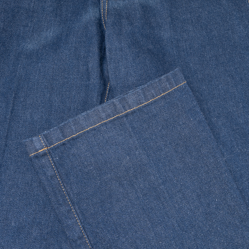 Details for (W) SAINT LAURENT Seluar Jeans Kasual Potongan Lurus Biru 705103Y24MA4127