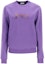 Buy (Women) SAINT LAURENT Text Print Crewneck Long Sleeve Sweatshirt Purple 665221-Y36HR-5105