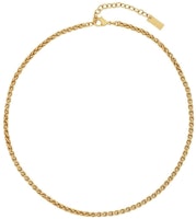 (Women) Saint Laurent Wheat Chain Necklace Gold 669658Y15008204 (Women) Saint Laurent Wheat Chain Necklace Gold 669658Y15008204