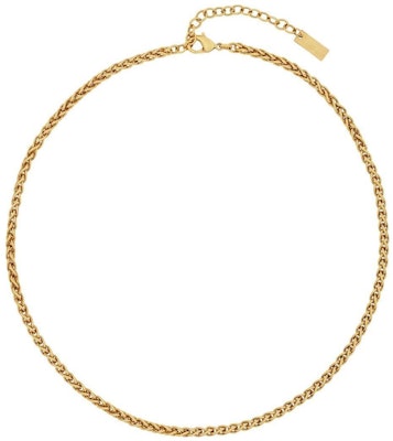 (Women) Saint Laurent Wheat Chain Necklace Gold 669658Y15008204 Buy (Women) Saint Laurent Wheat Chain Necklace Gold 669658Y15008204