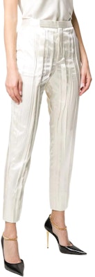 (W) SAINT LAURENT Seluar Putih High-Waisted Slim Fit Kasual Berlipat. 611919Y2A31-9601 Purchase (W) SAINT LAURENT Seluar Putih High-Waisted Slim Fit Kasual Berlipat. 611919Y2A31-9601