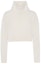 Order (Women) SAINT LAURENT White High Neck Long Sleeve Pullover Sweater 686807Y75MM9502