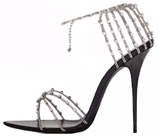 (Women) Saint Laurent Alex Leather Stiletto Slide 11cm 'Fashion Sandal Black' 702695EX71A1082 (Women) Saint Laurent Alex Leather Stiletto Slide 11cm 'Fashion Sandal Black' 702695EX71A1082