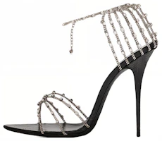 (Women) Saint Laurent Alex Leather Stiletto Slide 11cm 'Fashion Sandal Black' 702695EX71A1082 (Women) Saint Laurent Alex Leather Stiletto Slide 11cm 'Fashion Sandal Black' 702695EX71A1082