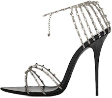 (Women) Saint Laurent Alex Leather Stiletto Slide 11cm 'Fashion Sandal Black' 702695EX71A1082 (Women) Saint Laurent Alex Leather Stiletto Slide 11cm 'Fashion Sandal Black' 702695EX71A1082