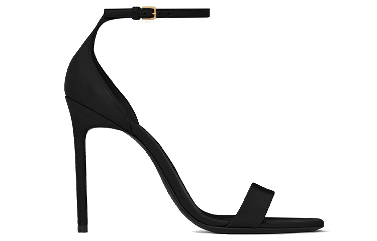 (W) Saint Laurent Amber Sandals 'Black Fashion Heels' 圖 2