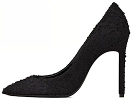 (Women) Saint Laurent Anja 'Black Bouclé Tweed' 6720500CO001000 (Women) Saint Laurent Anja 'Black Bouclé Tweed' 6720500CO001000
