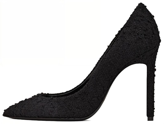 (W) Saint Laurent Anja 'Hitam Bouclé Tweed' 6720500CO001000 Buy (W) Saint Laurent Anja 'Hitam Bouclé Tweed' 6720500CO001000