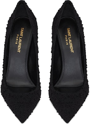 (W) Saint Laurent Anja 'Hitam Bouclé Tweed' 6720500CO001000 Shop (W) Saint Laurent Anja 'Hitam Bouclé Tweed' 6720500CO001000