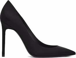 Order 聖羅蘭 anja 皮革 尖頭套穿 細跟 高跟鞋 10.5cm 女款 黑色