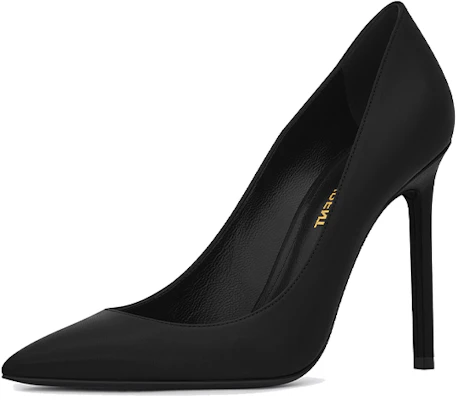 (W) Saint Laurent Anja 'Tacones de Aguja Negros Slingback de Punta' 471988AKP001000 Lookbook (W) Saint Laurent Anja 'Tacones de Aguja Negros Slingback de Punta' 471988AKP001000