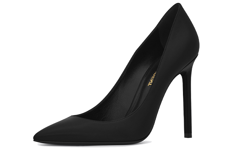 Lookbook (W) 圣罗兰 Anja 黑色尖头细高跟背带鞋 471988AKP001000