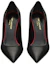 Shop (W) Saint Laurent Anja 'Tacones de Aguja Negros Slingback de Punta' 471988AKP001000