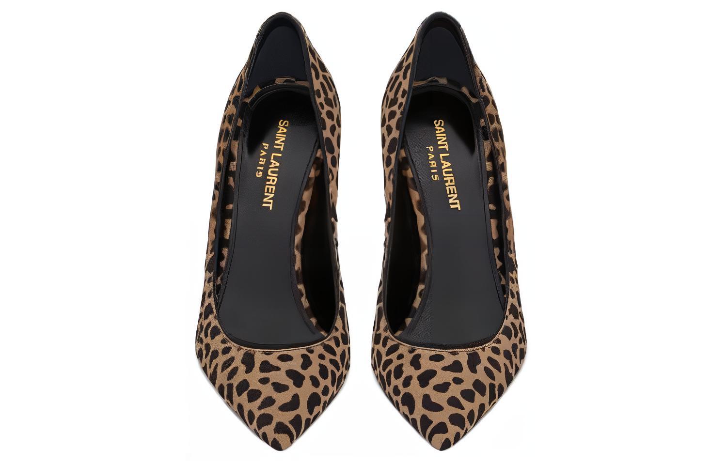 Shop (W) Saint Laurent Anja 'Negro con Estampado Amarillo' 65281119V002093