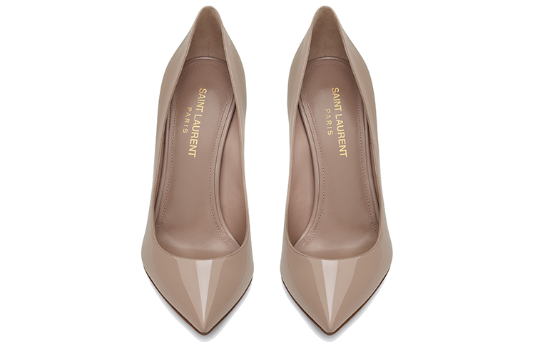 Shop (W) 생 로랑 안야 다크 핑크 에나멜 4719880NP009935