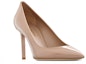 Order (W) Saint Laurent Anja 'Kasut Tumit Tinggi Kulit Paten Nude' 4897510NP009935