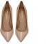 Lookbook (W) Saint Laurent Anja 'Kasut Tumit Tinggi Kulit Paten Nude' 4897510NP009935