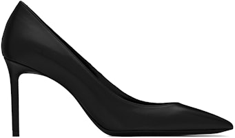 (W) 생 로랑 안야 블랙 '미니멀 가죽 하이힐' 489751AKP001000 Order (W) 생 로랑 안야 블랙 '미니멀 가죽 하이힐' 489751AKP001000