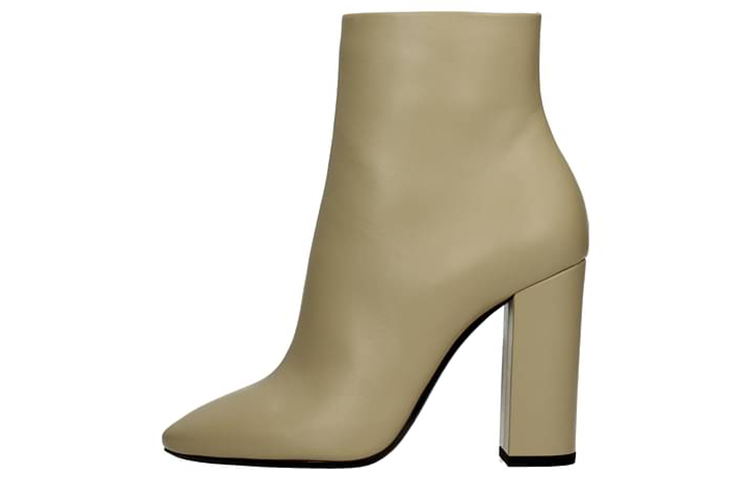 (Women) Saint Laurent Ankle Boot 'Beige Leather Fashion' 6406621Y8009141