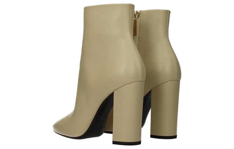 Lookbook (W) Botín Saint Laurent 'Cuero Beige Moda' 6406621Y8009141
