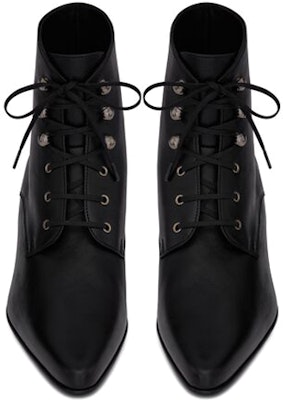 (W) Saint Laurent Sepatu Bot 'Calfskin Hitam' 6761580ZZ001000 Lookbook (W) Saint Laurent Sepatu Bot 'Calfskin Hitam' 6761580ZZ001000
