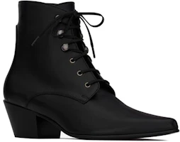Lookbook (Women) Saint Laurent Ankle Boot 'Black Calfskin' 6761580ZZ001000