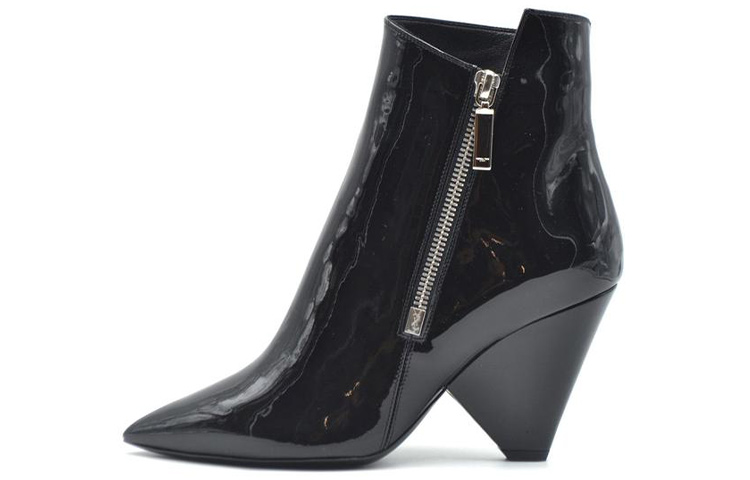 Buy (W) 圣罗兰黑色时尚短靴 5438380NP001000