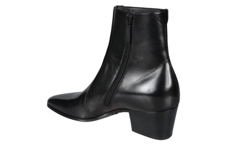 Shop (W) Saint Laurent Sepatu Boot Hitam 'Fashion' 66917725N001000