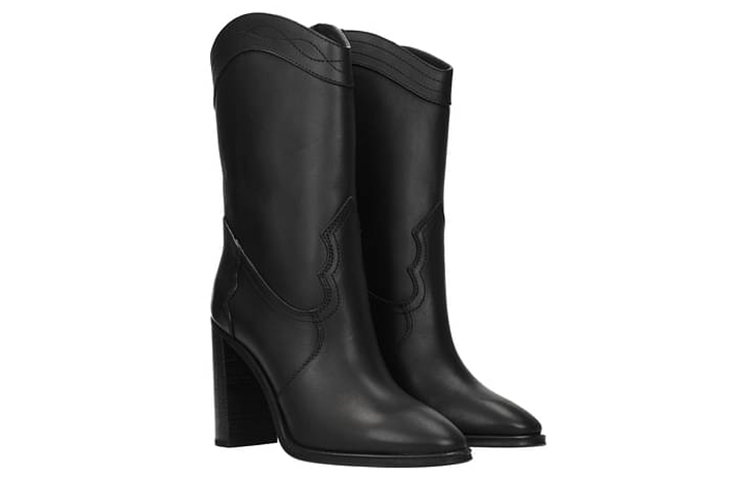Order (W) Botines Saint Laurent 'Cuero Negro' 6200791UP001000