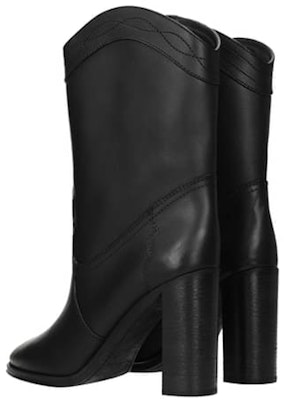 (W) Saint Laurent Sepatu Boots Kulit Hitam 6200791UP001000 Lookbook (W) Saint Laurent Sepatu Boots Kulit Hitam 6200791UP001000