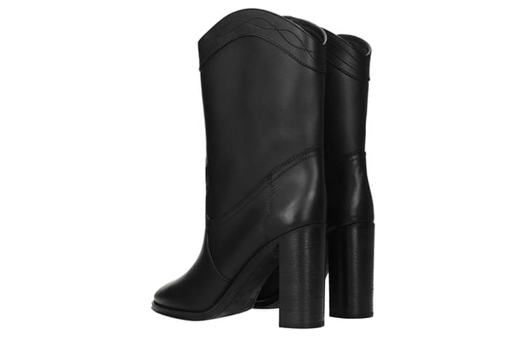 Lookbook (W) Botines Saint Laurent 'Cuero Negro' 6200791UP001000